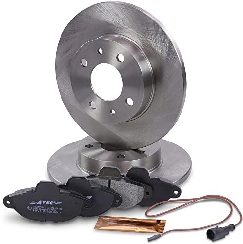 BESTPRICE Bremsenset Vorderachse inkl. Bremsscheiben Voll Ø 240,5 mm + Bremsbeläge vorne, Kompatibel mit FIAT 500 (312_), PANDA (169_), FORD KA (RU8)