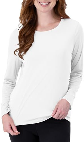 Hanes womensO9308Sport Cool Dri Performance Long Sleeve Tee Long Sleeve Shirt - White - Small