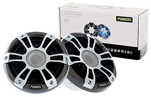 Fusion Signature Marine Lautsprecher (6,5 Zoll, verchromt, LED, 230 W)
