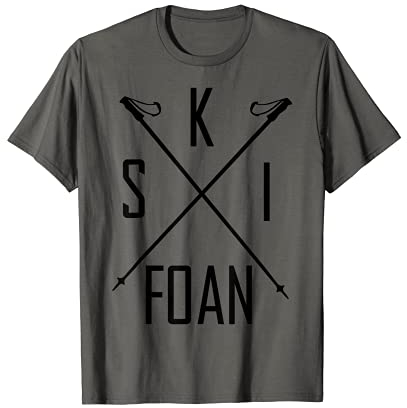 SKI FOAN Apre Ski Skifahrer Winterurlaub Skifahren Geschenk T-Shirt