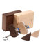 Anloter Lot de 2 clés USB 3.0 en forme de cœur en bois de noyer avec boîte (32 Go, USB3.0)