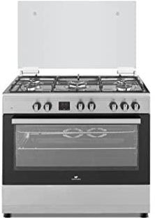 CONTINENTAL EDISON Cuisiniere piano four multifonctions catalyse 95L affichage digital L90 xH 85 cm INOX