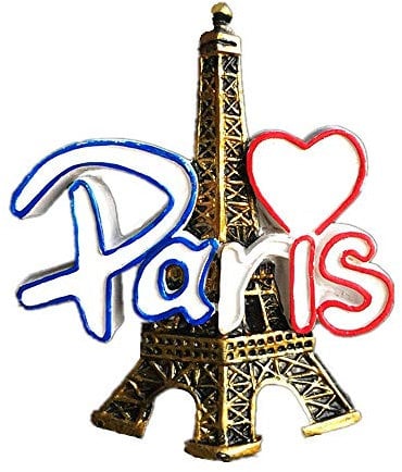 3D Eiffel Tower Paris France Fridge Magnet Travel Souvenir Gift Home Kitchen Decoration Magnetic Sticker, Paris Refrigerator Magnet Collection