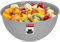 Bol en plastique KADAX, saladier, bol à mélanger empilable, bol en plastique, bol de cuisine, bol de service rond pour cuisine, salade, pâte, passe au lave-vaisselle (1L, gris)