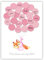 Pandawal Babyparty Deko Mädchen Fuchs Gästebuch Alternative (Rosa) Gastgeschenk Baby Shower Set Taufe Pullerparty Erinnerungsstück/Andenken beschreibbar/Fingerabdruck