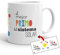 Kembilove Taza el Mejor Primo del Mundo – Taza con Mensaje El Mejor Primo del Sistema Solar – Regalo Hermana Original – Regalos Originales para cuñados – Tazas Originales