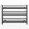 Myhomeware Anthracite Grey Heated Bathroom Towel Rail Radiator For Central Heating Elegant Designer In UK (900mm x 600mm (h))