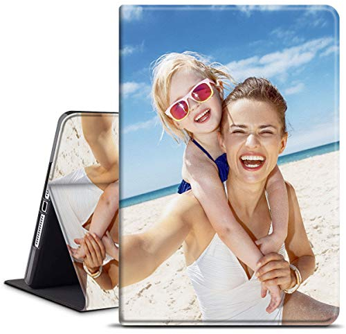 SHUMEI Custom Photo for iPad 2 3 4 Generation Microfiber Lining Soft TPU Back Case Auto Sleep/Wake iPad Smart Cover Protective Leather Personalized Picture