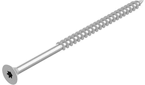 Viis pour panneaux de particules SECCARO 4,5 x 80 mm, acier galvanisé, vis à bois avec filetage partiel, TX/hexalobulaire, 100 pièces