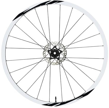 DualColorStampe Aufkleber kompatibel mit Scott Felgen 26 Zoll – 27,5 Zoll – 28 – 29 Zoll – MTB-Fahrrad-Aufkleber – B0020 (26 Zoll, mattschwarz)