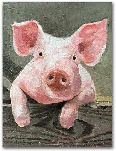 James Coates - Schwein Kunstdruck Poster Wandkunst 40,6 x 30,5 cm (A3)