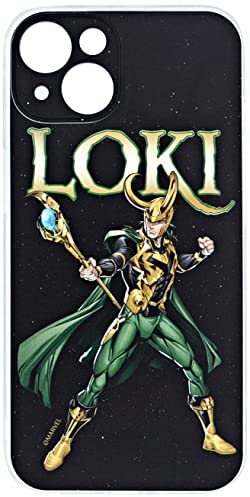 ERT GROUP Handyhülle für Apple iPhone 14 Original und offiziell Lizenziertes Marvel Muster Loki 002 optimal an die Form des Handy angepasst, hülle aus TPU