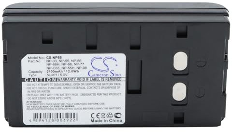 NP-33, NP-55, NP-66, NP-68, NP-77, NP-98 Battery For SANYO ES88, EX30P, EX70P, FA114, H100P, PS12,