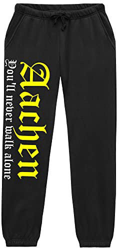 Aachen Never Walk Alone Jogginghose | Fussball Ultras Sport Freizeit Aachen Hose Herren