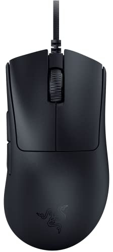 Razer DeathAdder V3 Gaming Mouse, Ultra Lightweight 2.0 oz (59 g), Wired 8,000 Hz, Polling Rate, 6 Buttons, 30,000 DPI, Advanced Ergonomic Shape, Focus Pro 30K, Optical Sensor, 3rd Generation Optical