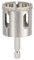 Foret à verre de 40 mm avec tige hexagonale de 6,35 mm, scie cloche avec revêtement en acier au carbone, foret pour verre, carrelage