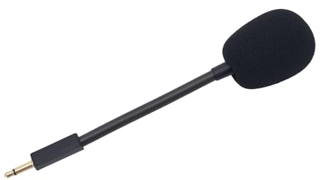REITINGE Ersatz-3,5-mm-AUX-Spiel-Mikrofon, Boom-Schaumstoff für KrakenV3 Gaming-Headset-Kopfhörer