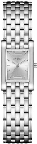 CIVO Damenuhr Gold Armbanduhr Damen: Analog Uhren Damen Edelstahl Vintage - Eckig Uhr für Frauen Klein Wasserdicht Silber