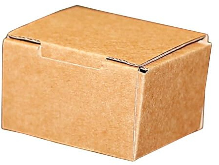 Postversandkarton Wellpappe 1-wellig braun 100 x 80 x 60 mm, 50 Stück