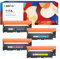 CSSTAR Lot de 4 Cartouches de Toner compatibles 117A Pour HP 117A/ W2070A/ W2071A/ W2072A/ W2073A/ Color Laser MFP 179fwg/ 178nwg/ 150a/ 150nw/ 179fnw/ 178nw/ (Noir, Cyan, Jaune, Magenta, Avec puce)