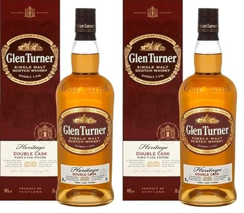GLEN TURNER Heritage Single Malt Scotch Whisky 70 cl (Lot de 2)