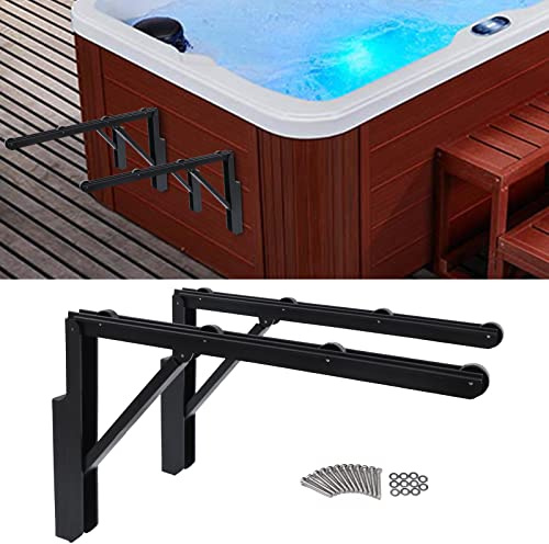 2PCS Abdeckungsheber Whirlpoolabdeckung Heber Lifter Halterung Rollengestelle, Poolabdeckung Lifter, Abdeckungsheber Set