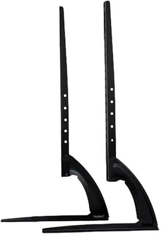 Fazvncv Tisch-TV-Ständer für 66 bis 75 Zoll LCD-LED-Flachbildfernseher, höhenverstellbar, hält bis zu 28 kg