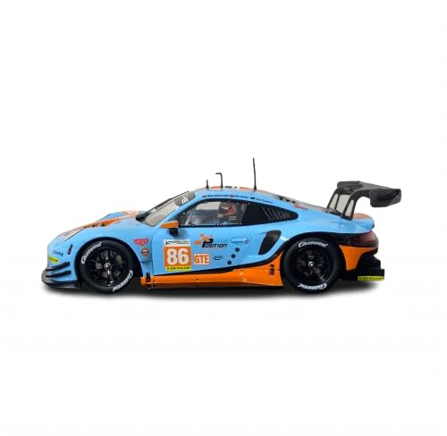 DSM-RC Flexibler Slotcar Heckflügel Spoiler kompatibel zu Autorennbahn Carrera 132 Porsche 911 RSR