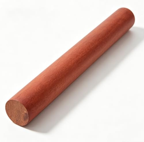Wooden Rolling Pin 25cm 30cm 40cm 50cm 60cm for Pastry Fondant Pie Crust Cookie Dumpling Skin Pasta Baking Tool with Smooth Finish for Home Kitchen Use(50cm)