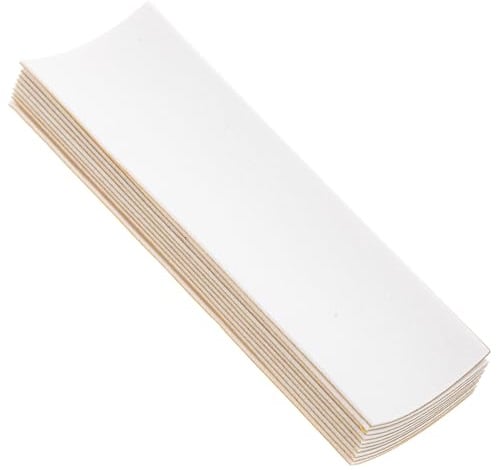 Hohopeti 10 Stück rutschfeste Fingerboard Grip Tape Aufkleber aus Schaumstoff mit Selbstklebender Rückseite und Hoher Elastizität für Verbessertes Finger Skateboard Zubehör