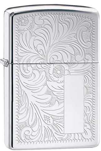 Zippo 1029006 Feuerzeug 352 Venetian Chrome, 1 x 3,5 x 5,5 cm