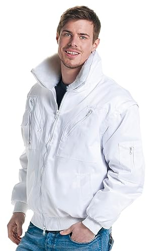 securesse Pilotenjacke 4 in 1-Funktion warme Winterjacke Arbeitsjacke Outdoorjacke