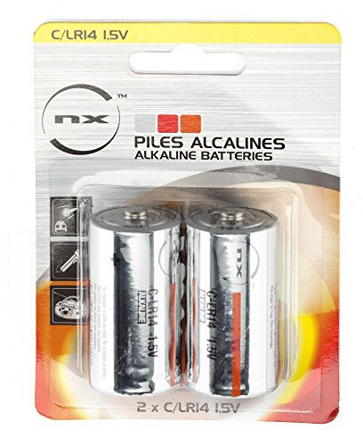 NX - Pila alcalina blister LR14 C NX 1.5V 9.3Ah Bl2 - Blister x 2