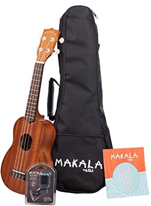 Kala Makala MK-S/PACK - Soprano Ukulele Pack, with Tuner & Bag