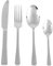 Salter BW02844 Buxton 16-teiliges Besteck-Set, spülmaschinenfest Edelstahl essbesteck set, set 4 personen, Enthält 4 Messer, Gabeln, Esslöffel, Teelöffel, Tafelbesteck für Haus/Party/Restaurant