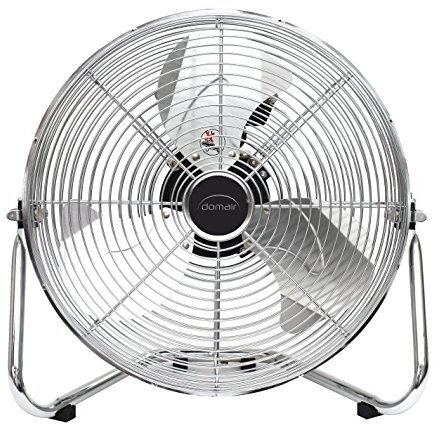 DOMAIR BA30CC - Brasseur d'air à poser 55 Watts -3 pales de 30 cm de diamètre - 3 vitesses - Inclinable - Chrome Dimension : 40,5 x 37 x 16,5 cm Puissance : 55 watts
