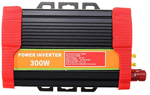 C-FUNN 300W Kfz-Wechselrichter Dc 12V An Ac 220V Converter 2.1 A Dual USB Port