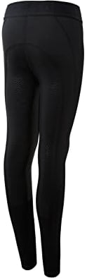 HORZE Kinder Reitleggings Madison, Vollbesatz Reithose Mädchen mit Silikon, Schwarz, 160