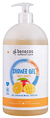benecos Naturkosmetik - Shower Gel - vegan - Bio-Mango & Bio-Orange - 950 ml