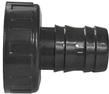 Boni-Shop PVC Schlauchtülle mit Überwurfmutter in verschiedenen Größen (2 IG x 40 mm)