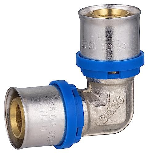Raccord Multicouche à Sertir Multi profils Coude Egal Ø26 NOYON & THIEBAULT