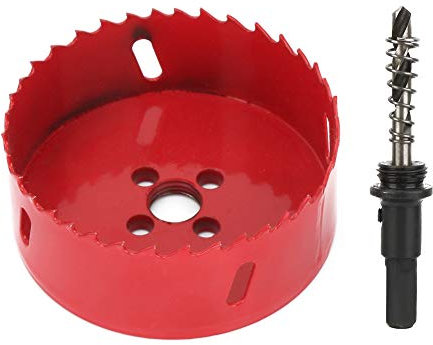 Vikye 90mm Hole Saw Drill Bit for Wood, Plastic, Aluminum, Iron, Gypsum Board , High Speed Steel, 3.5in, SAW_BLADE