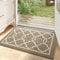DEXI Door Mat 50 x 80 cm, Doormat Indoor Dirt Trapper Non-slip, Machine Washable Entrance Rug, Super Absorbent Inside Floor Doormats, Brown