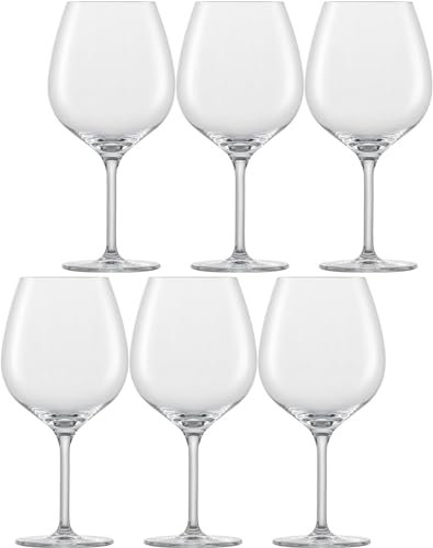 Schott Zwiesel 121590 Banquet Burgunder Goblet Glas, 0.63L Kapazität, 6 Stück
