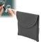 Hearing Aid Pouch Hearing Aid Carrying Pouch PU Leather Portable Pocket Size Hearing Amplifier Carrying Storage Pouch Black
