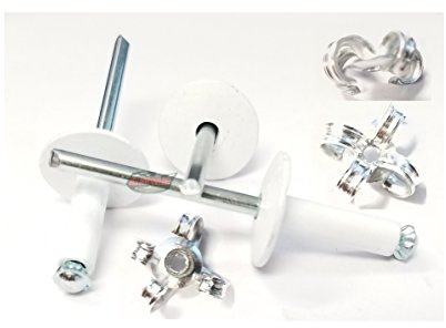 White 3/16 Pop Rivets Aluminum Large Head Exploding Banana Peel Back Fasteners .125 - .560 Grip Range