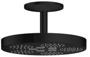 Hansgrohe Kopfbrause Axor One 280 1jet Deckenmontage mattschwarz, 48493670