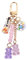 Niedlicher Gummibär-Schlüsselanhänger aus Kunstharz, Süßigkeiten-Farbe, Tierbär-Anhänger, Schlüsselanhänger, Autoschlüssel, Taschenanhänger, Schmuck, Geschenk, violett, Einheitsgröße