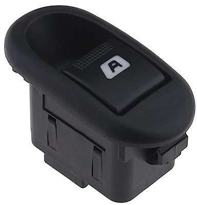 EMSea Botón de Interruptor de Ventana del Lado del Pasajero de 4 Pines 6554L7 96401469XT Compatible con Citroen C2 C3 C3I C3 Pluriel Compatible con Peugeot 1007 Interruptor de Ventana Eléctrico