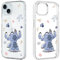 DiyGody Compatible for iPhone 15 Plus Case Cute Clear with Anime Blue Dog Pattern for Women Girls, Thin Slim Soft Silicone TPU Drop-proof Protective Cover for iPhone 15 Plus 6.7”
